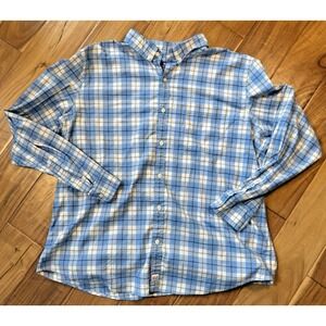 Vineyard Vines Shirt Mens 2XL Blue Plaid Classic Fit Murray Shirt